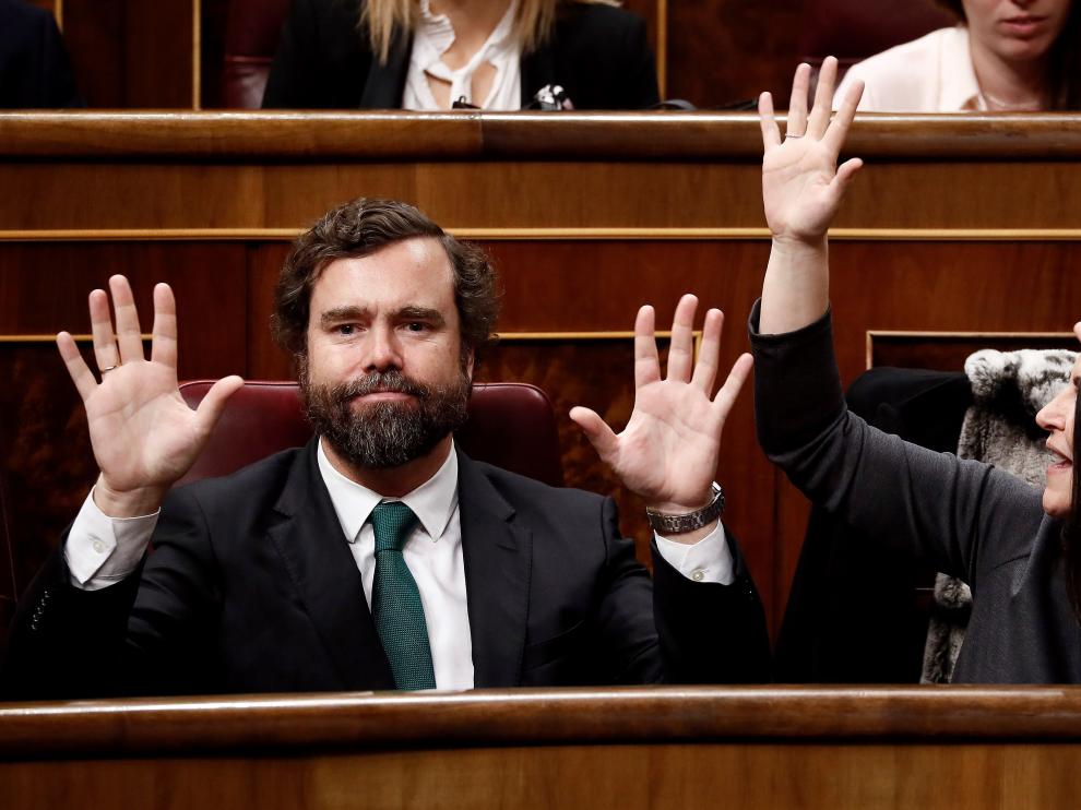 Bronca jornada de la sesión de investidura de Pedro Sánchez.