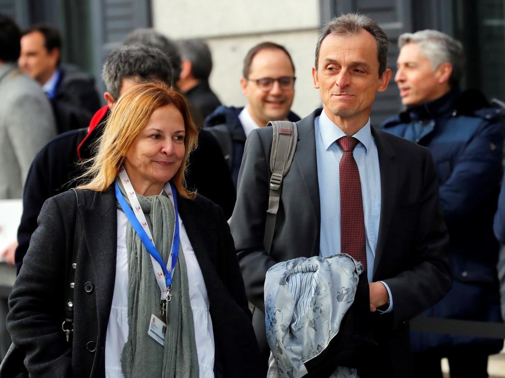 El ministro de ciencia, innovación y Universidades, a su llegada al Congreso de los Diputados este martes.