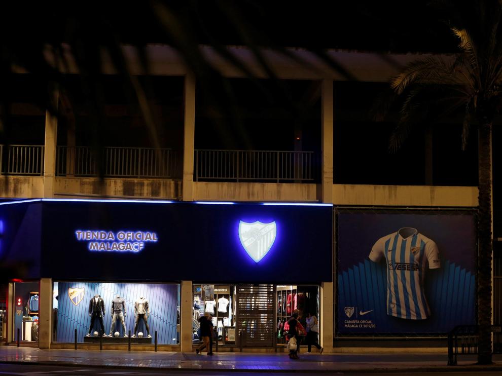Estadio de La Rosaleda, en Málaga