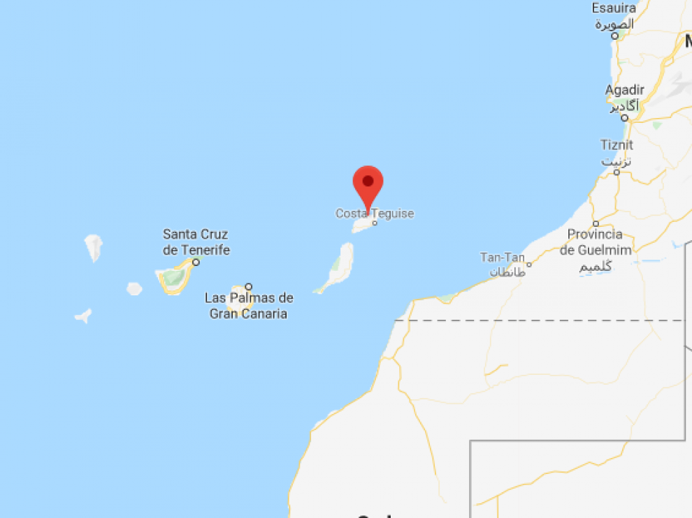 La patera ha llegado al norte de Lanzarote.