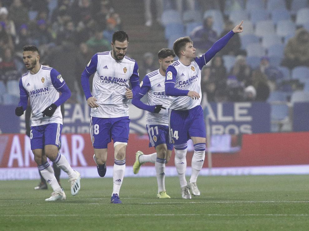 Partido Real Zaragoza-Sporting de Gijón en La Romareda
