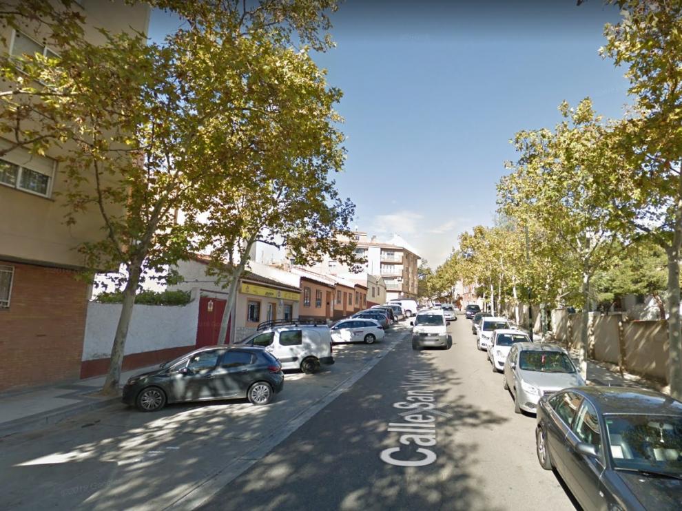 Una imagen de la calle de San Viator, en el barrio de Torrero.