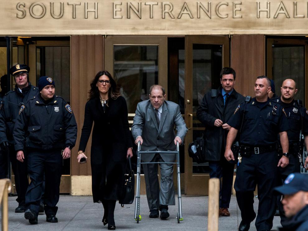 Weinstein en la segunda jornada de juicio