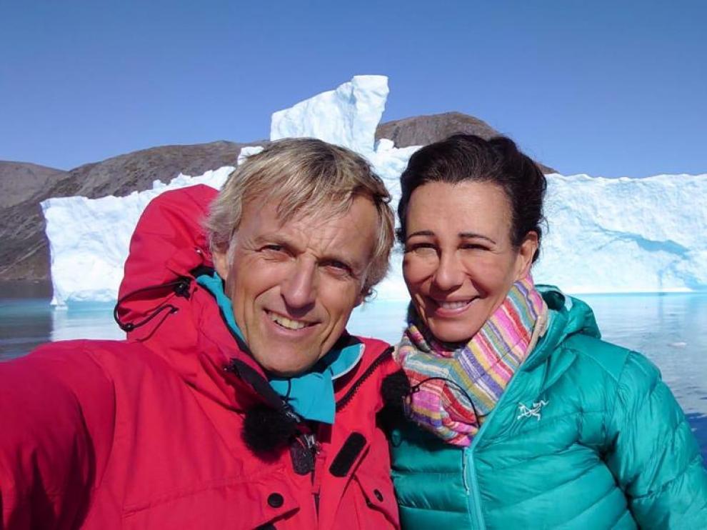 Ana Botín, en Groenlandia con Jesús Calleja