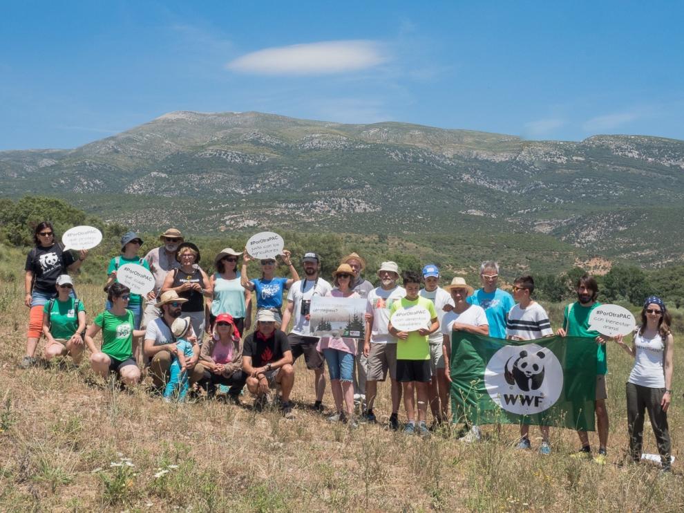 Concentración ecologista el pasado verano en el lugar donde se iban a construir las naves.