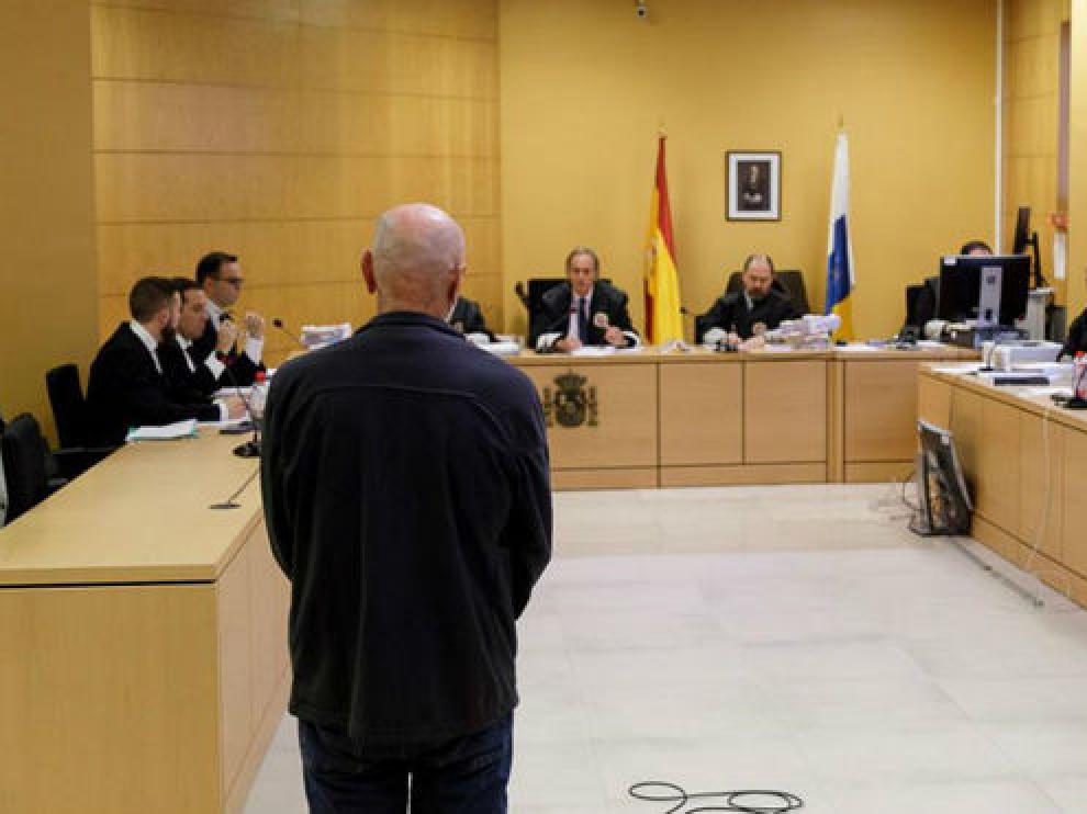 Miguel Ángel Millán, durante el juicio en la Audiencia Provincial de Tenerife.