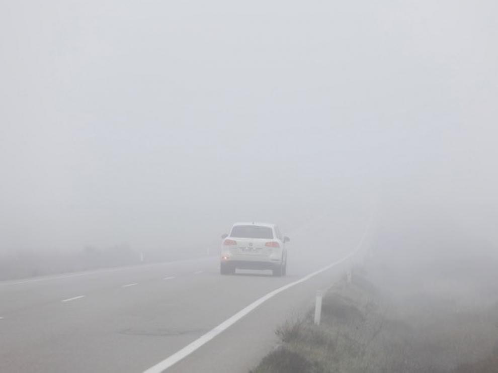 Niebla en Bujaraloz.