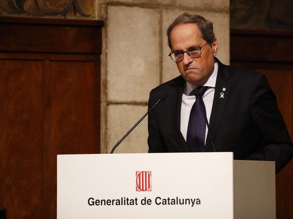 Torra, en la entrega de los premios de Turismo de Cataluña.