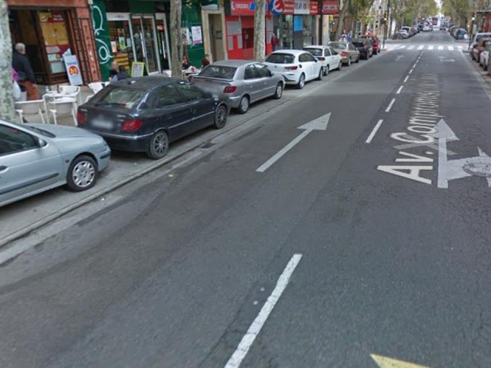 La detención se produjo en la avenida de Caspe, en el número 60.
