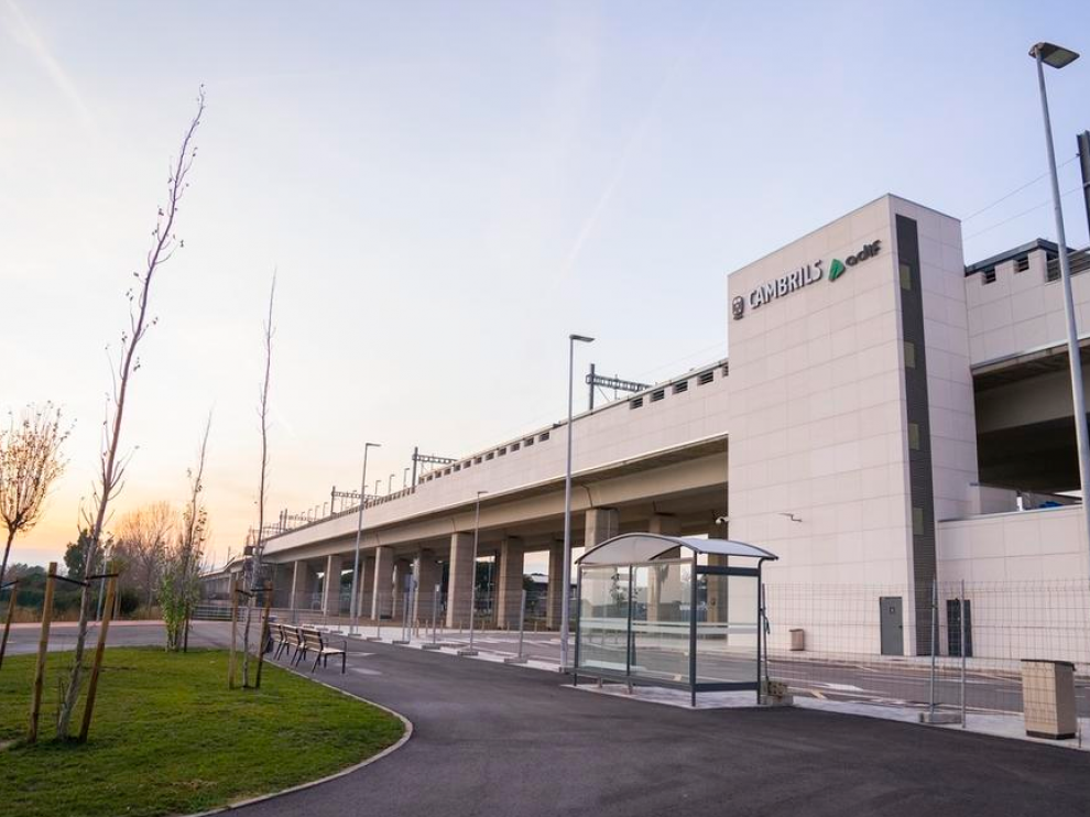 La nueva estación de tren de Cambrils abrirá el próximo lunes.