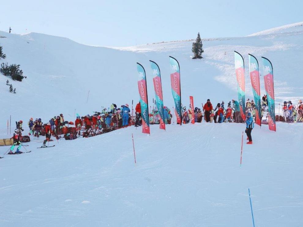 Imagen tomada este fin de semana en la estación de Formigal.