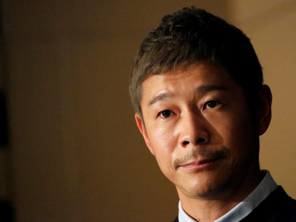 El millonario japonés Yusaku Maezawa.