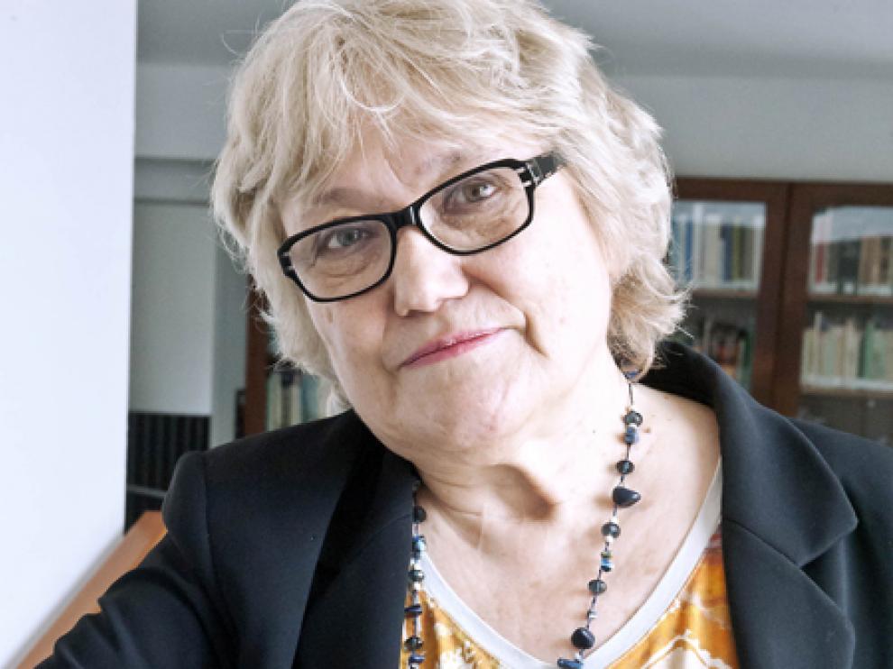La escritora Isabel-Clara Simó, en una imagen de archivo de la AELC.