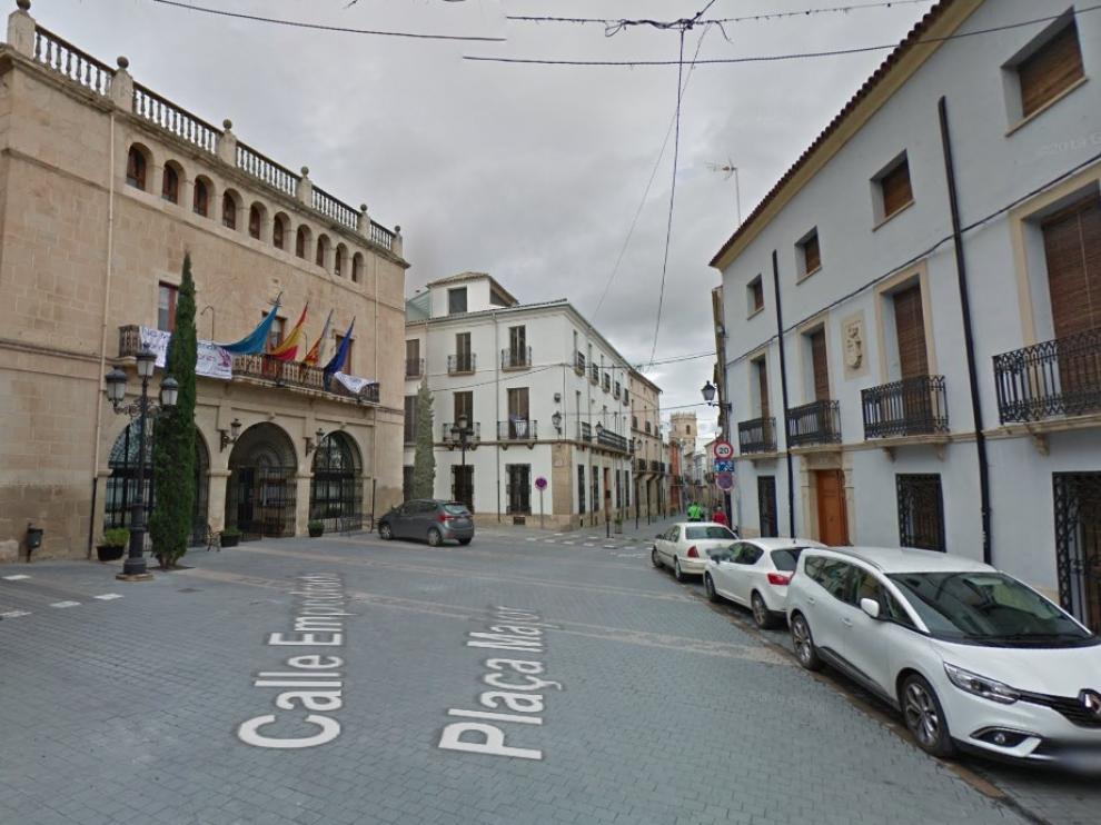 El accidente se ha producido en la localidad alicantina de Castalla, en la foto.