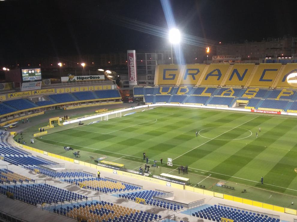 Imagen del Estadio Gran Canaria donde Las Palmas recibe al Real Zaragoza.