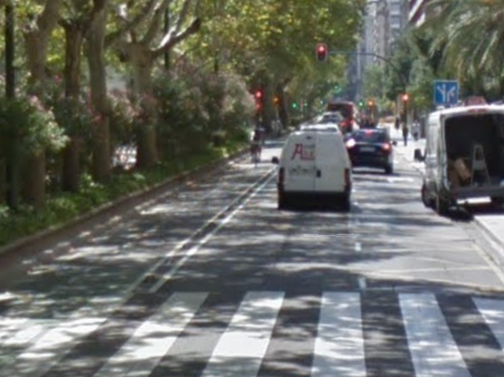 Atropello de un patinete a una mujer en Zaragoza