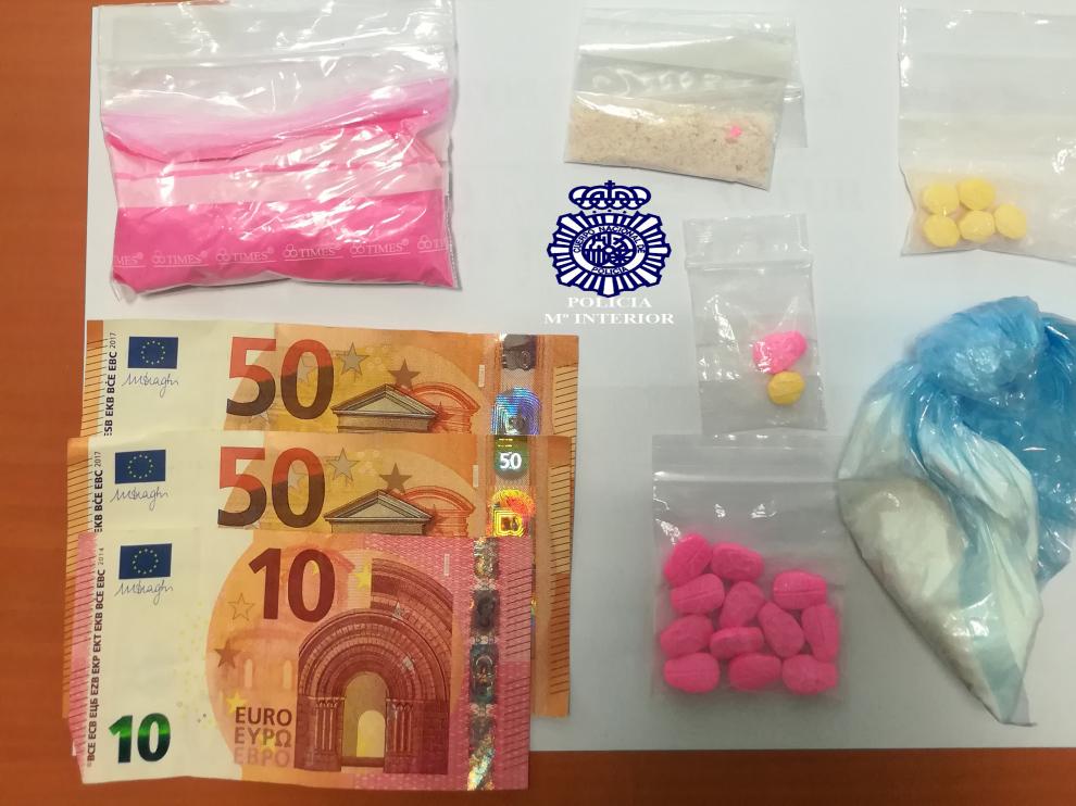 Droga incautada por la Policía este jueves.