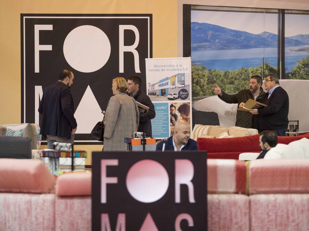 Imagen de archivo de la Feria del Mueble de 2018 en Zaragoza.
