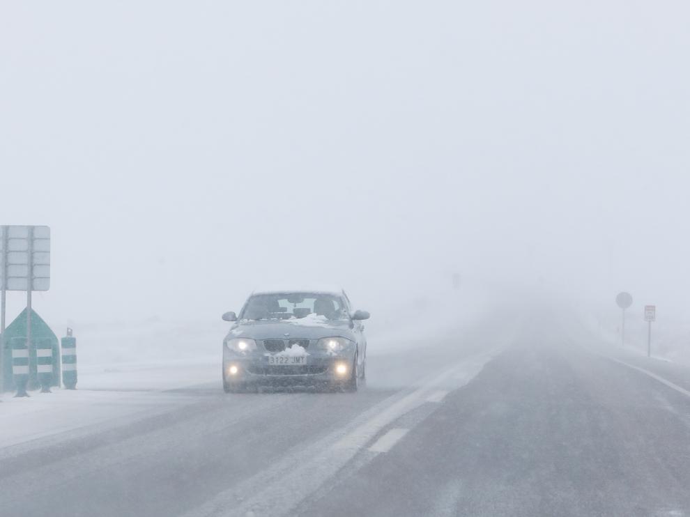 El temporal de frío, viento y nieve afecta principalmente al sur de teruel