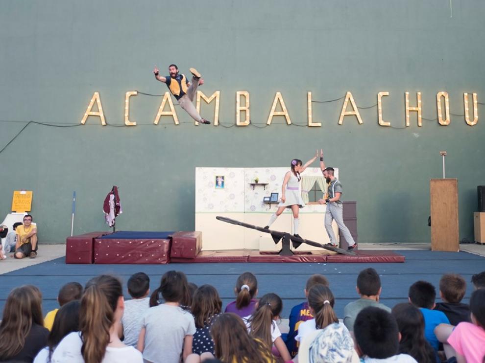Imagen de uno de los espectáculos representados en el festival de Altorricón.