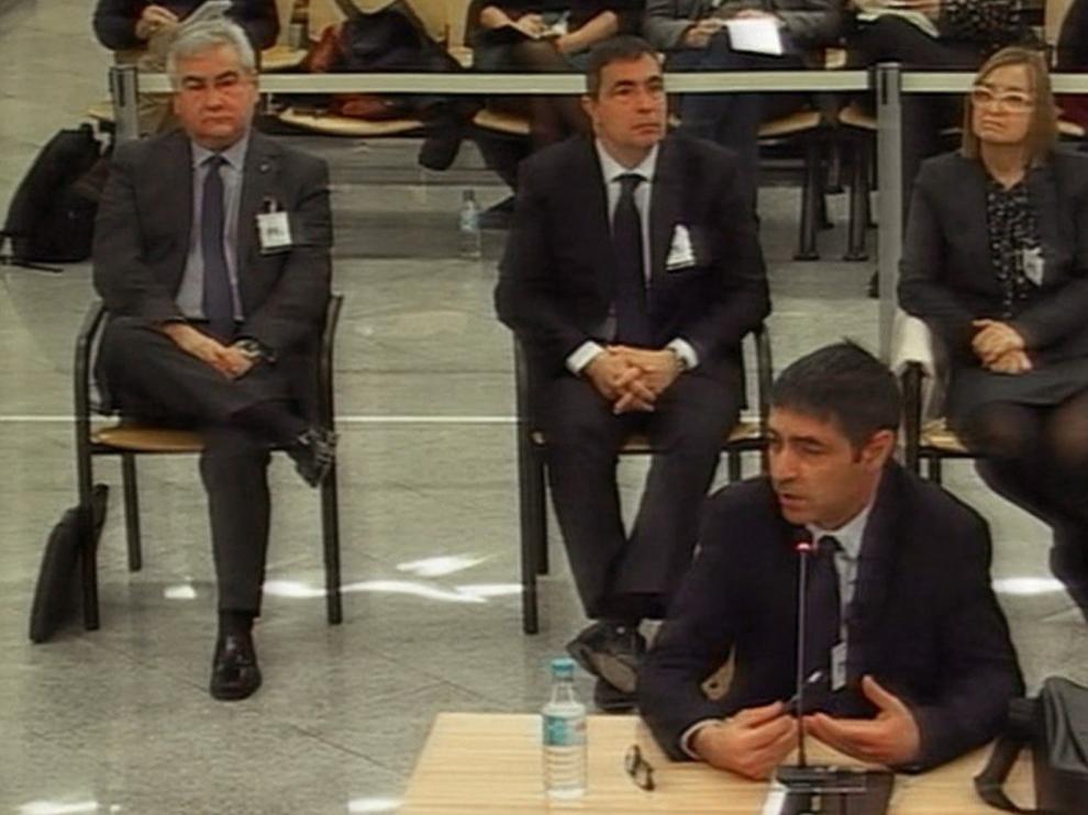 Trapero, en el juicio