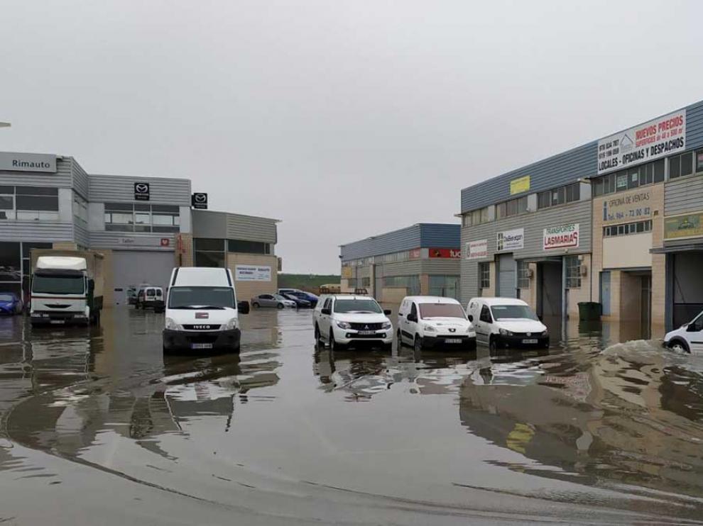 Inundado del Polígono La Laguna de Alcañiz