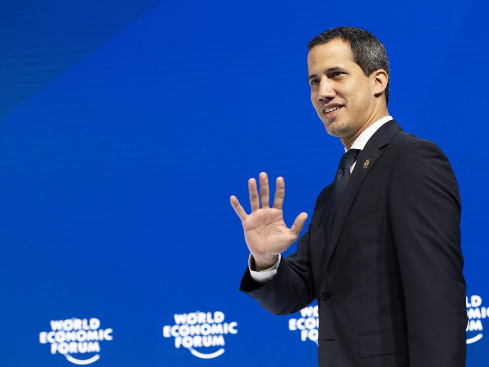 Guaidó, este jueves en el Foro Económico Mundial de Davos