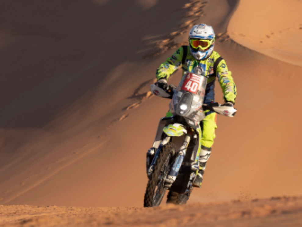 Edwin Straver, durante el pasado rally Dakar.