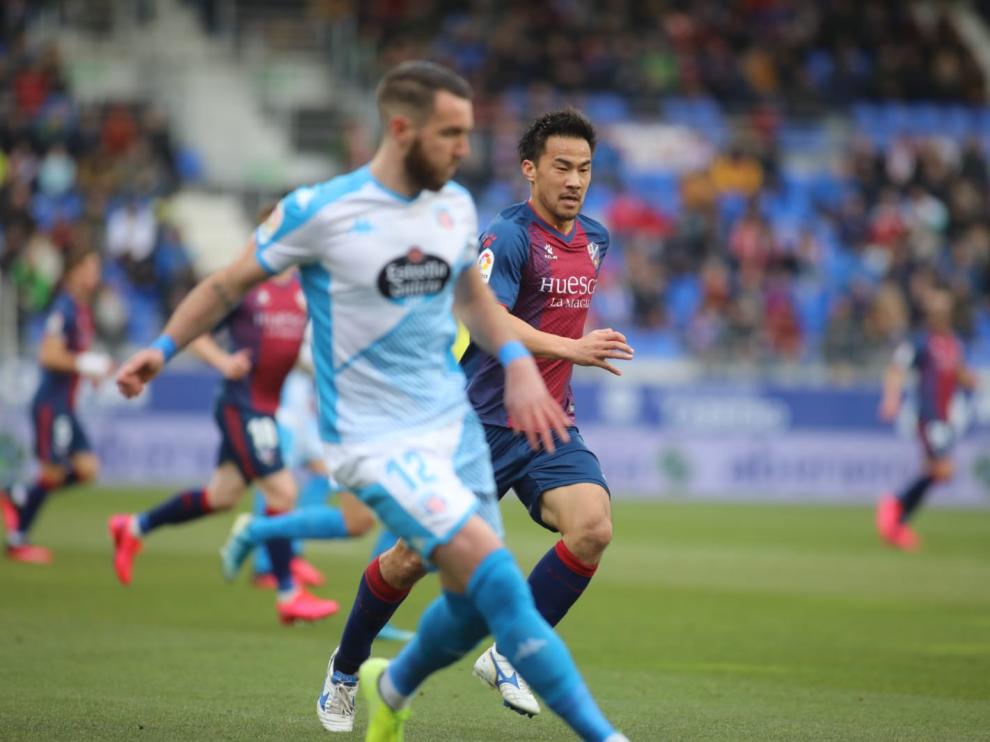 Partido SD Huesca-Lugo, en El Alcoraz
