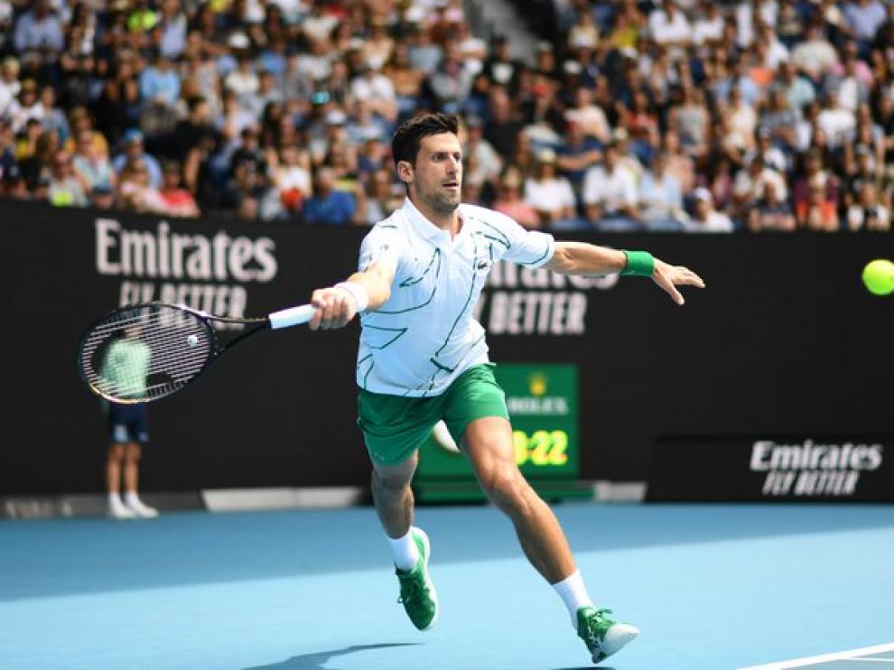 Djokovic, que no tuvo problema para despachar al argentino Diego Schwartzman (6-3, 6-4 y 6-4)