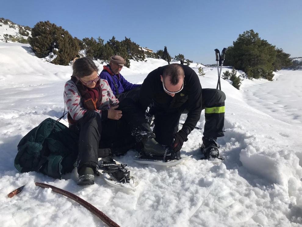 Rescate en Ejulve (Teruel).