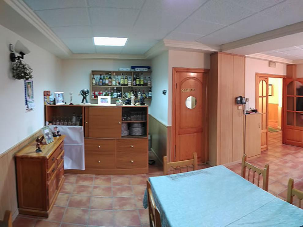 Comedor del Casa Martina de Guadalaviar, con capacidad para 30 comensales.