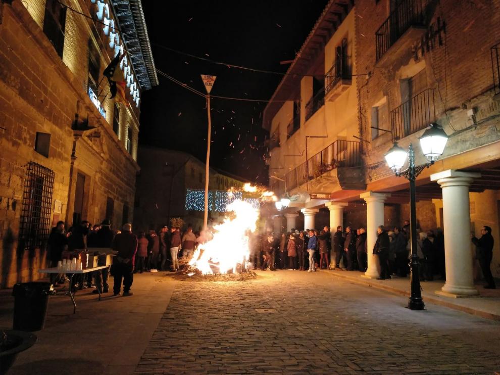 Hogueras de San Blas en Fonz