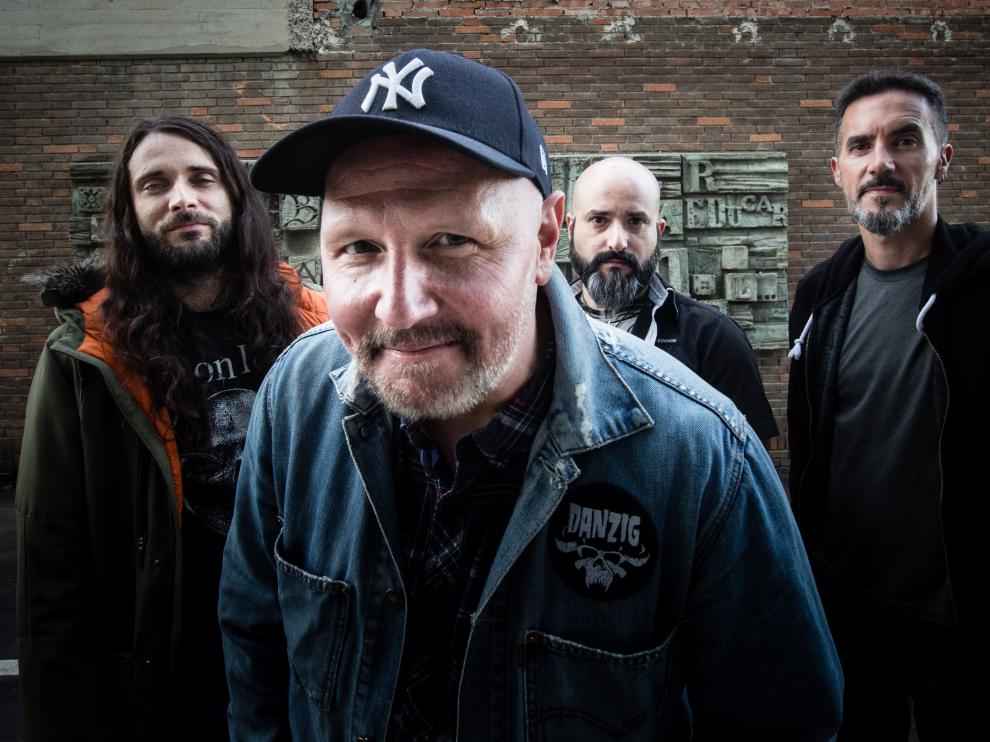 El grupo de rock Sick Brains.