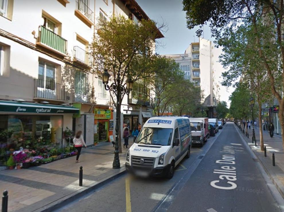 La detención se produjo en el centro histórico de Zaragoza, en la calle de San Félix