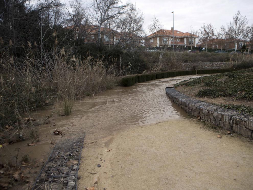 Río Huerva a su paso por Cuarte.