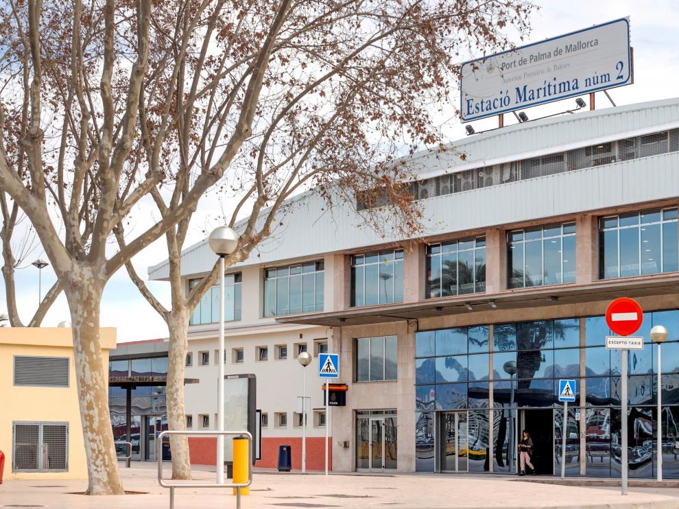 Vista de una de las terminales de la estación marítima del Puerto de Palma