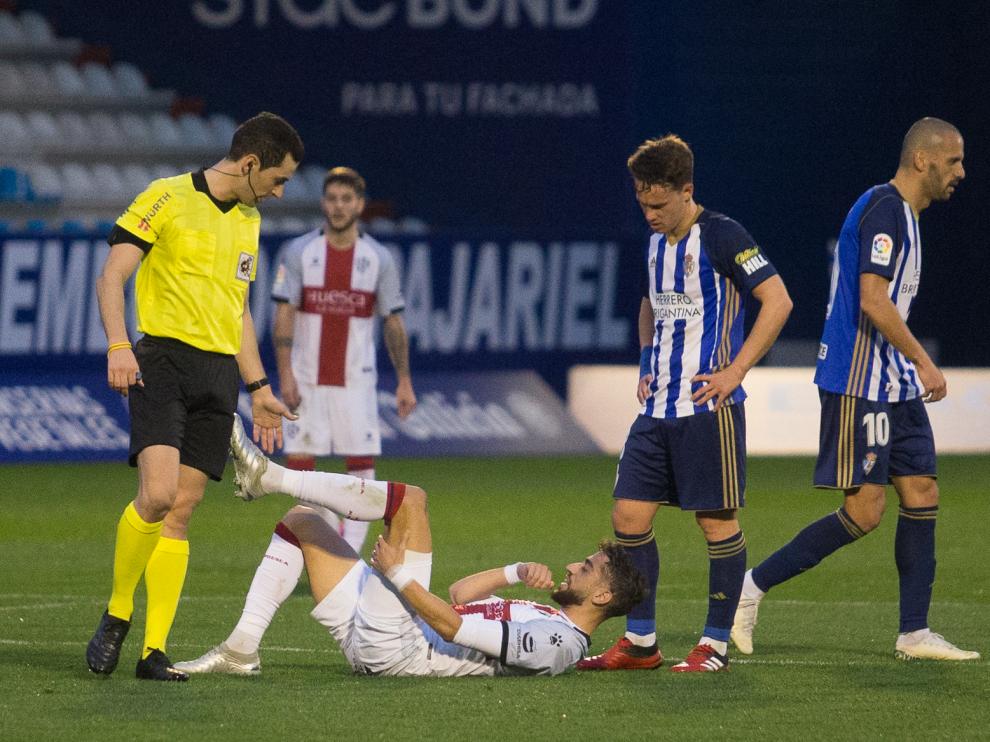 Ponferrada. Liga Smartbank de futbol. Estadio de El Toralin. SD Ponferradina - SD Huesca