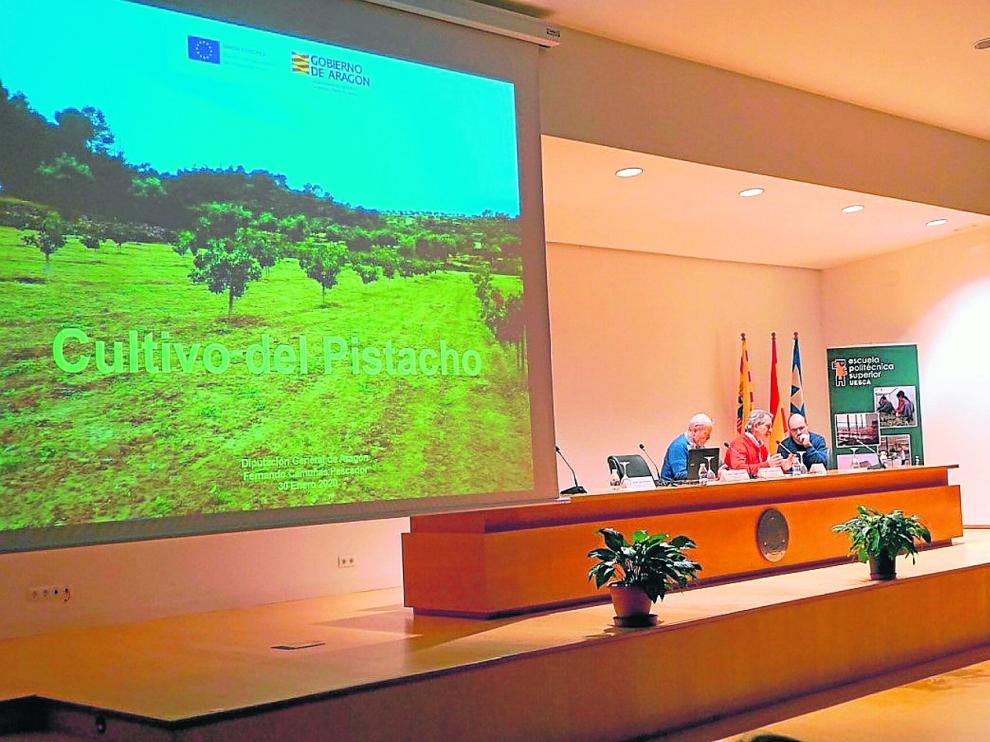La jornada celebrada en Huesca contó con la participación de expertos y especialista en este tipo de cultivos.