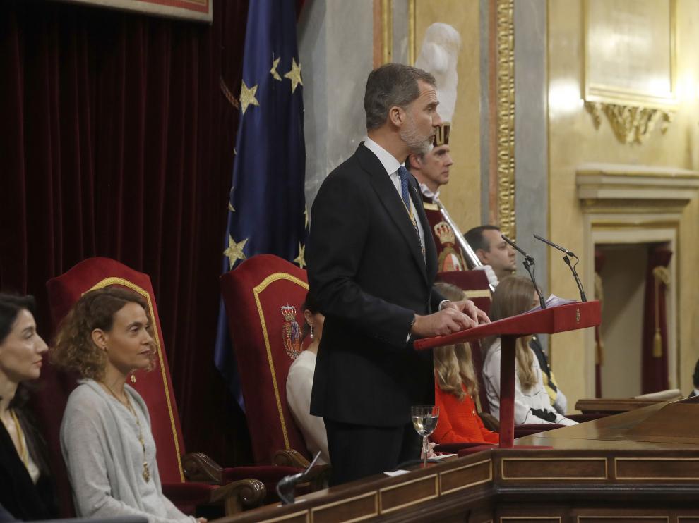 Felipe VI inaugura la legislatura