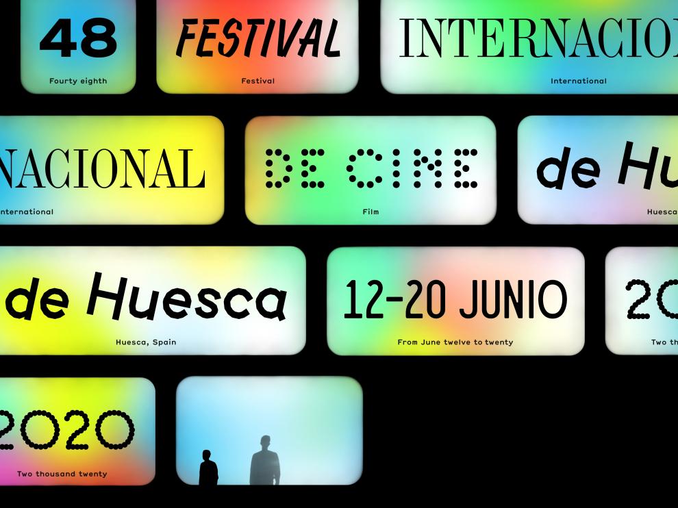 Cartel de la 48 edición del Festival Internacional de Cine de Huesca.