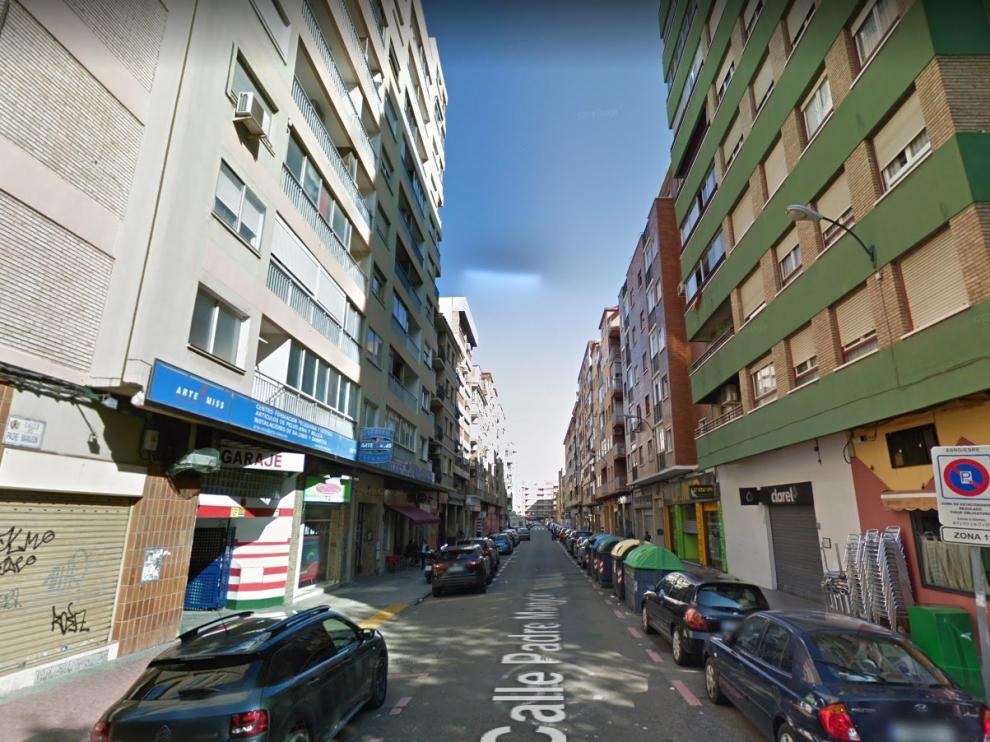 El registro se practicó en una vivienda de la calle Padre Manjón, en el barrio de Las Delicias de Zaragoza.