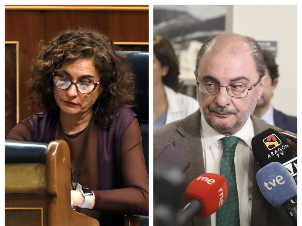 Maria Jesús Montero y Javier Lambán