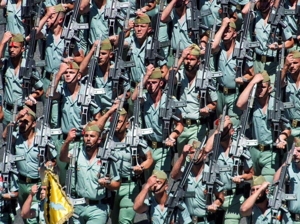 La Legión, que este año celebra el centenario de su constitución, será uno de los cuerpos participantes en el desfile.