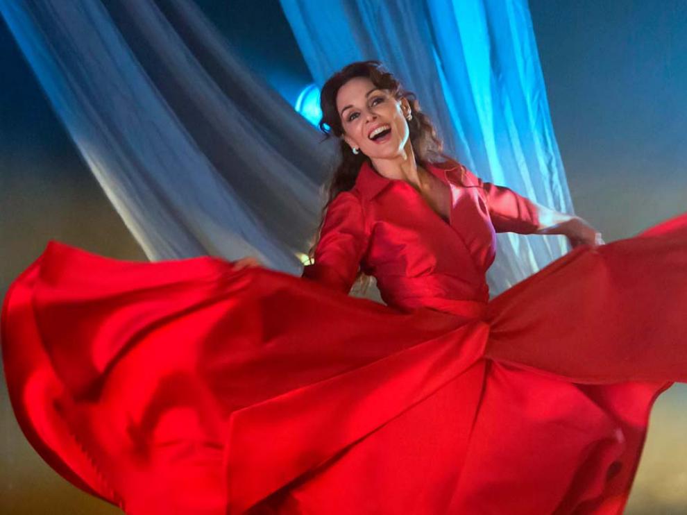 Silvia Marsó en el Teatro Principal de Zaragoza.