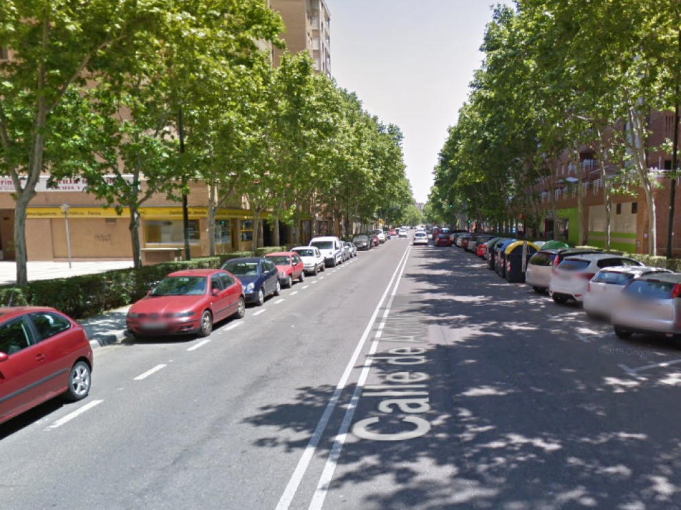 Uno de los accidentes ha tenido lugar en la calle Adolfo Aznar de Zaragoza.