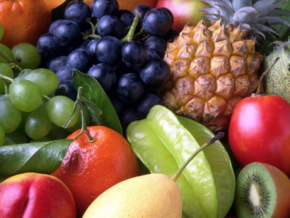 Imagen de archivo de frutas y verduras