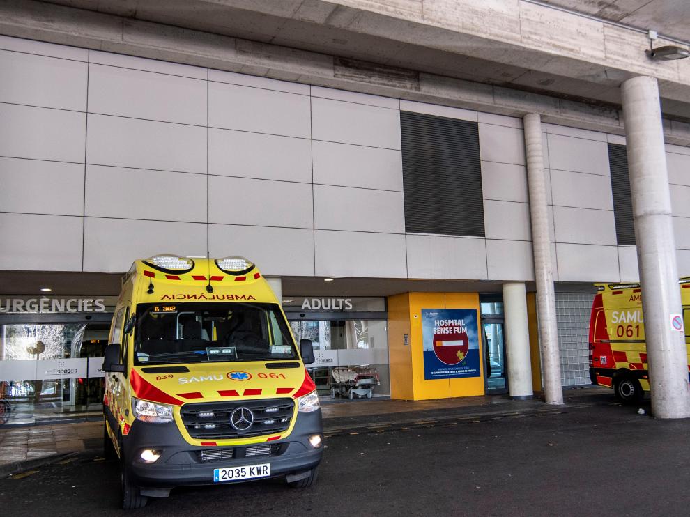Urgencias del hospital Son Espases de Palma donde está ingresada la paciente afectada por coronavirus.