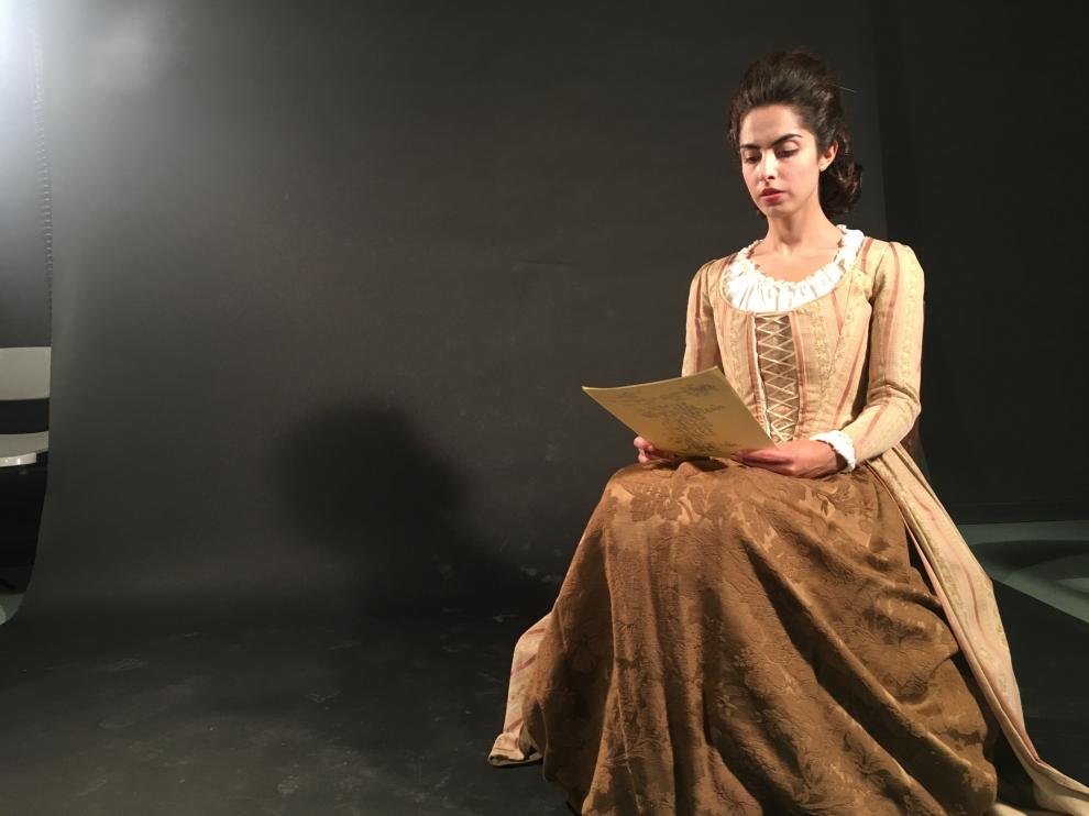 María Andresa Casamayor, de joven, en el documental 'La mujer que soñaba con números'