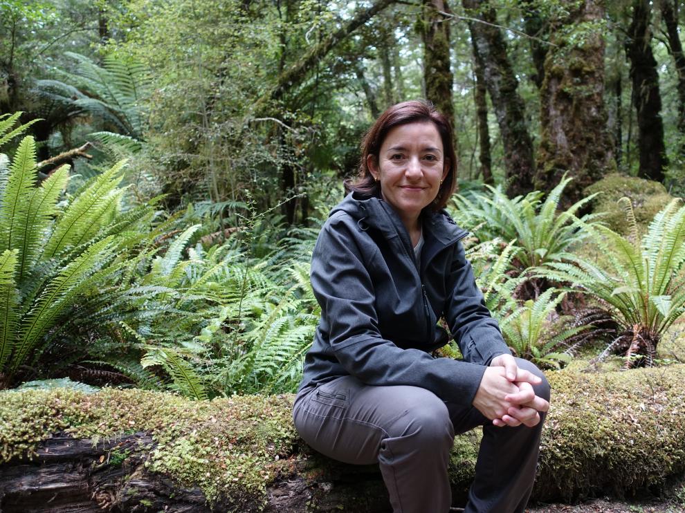 Laia Alegret en Nueva Zelanda.
